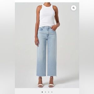 Agolde Light Wash Wide Leg Jeans Ren style (M-3)